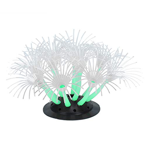 Almeigrity Künstliche Sonnenblume Silikonsimulationswasserpflanze Aquarium Fischtank Dekoration (Grün) von Almeigrity