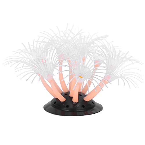 Almeigrity Künstliche Sonnenblume Silikonsimulationswasserpflanze Aquarium Fischtank Dekoration (Orange) von Almeigrity