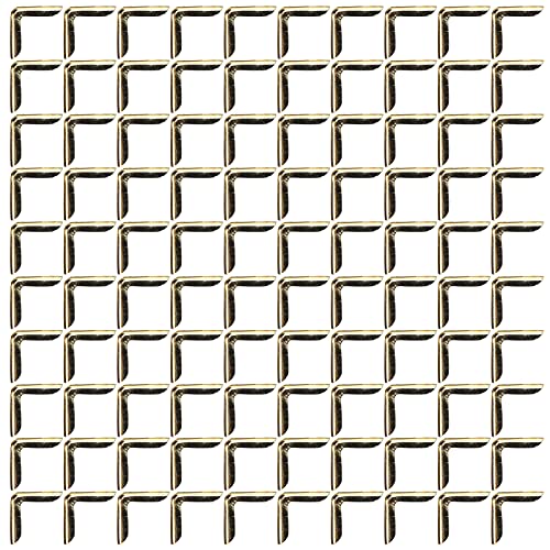 Aluminiumlegierung Gold Vintage Book Corner Protector 100pcs für Notebook -Fotoalbum 2.2mm von Almeigrity