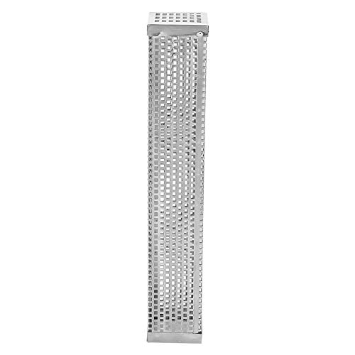 BBQ -Raucherrohr aus Edelstahl für elektrisches Holzkohlegrill 12 -Zoll -Quadratmeter -Triangular Outdoor Cooking Accessoire (Quadrieren Sie 30,5 cm / 12 Zoll) von Almeigrity