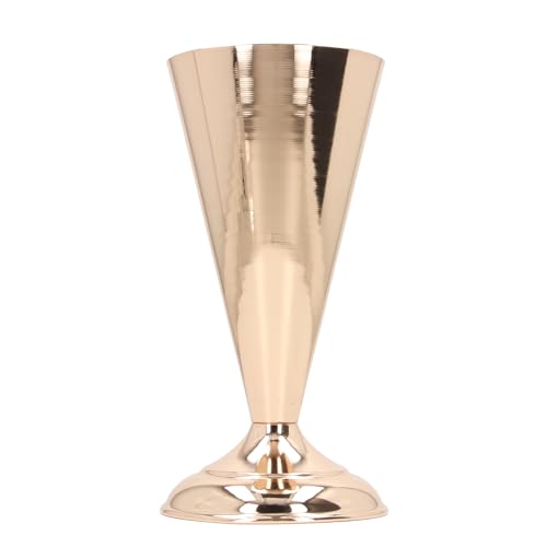 Goldene Eisenvase Exquisite europäische Vintage Blumen dekorative Vase für Hochzeitshotelparty Home (12x26cm / 4.7x10.2in) von Almeigrity