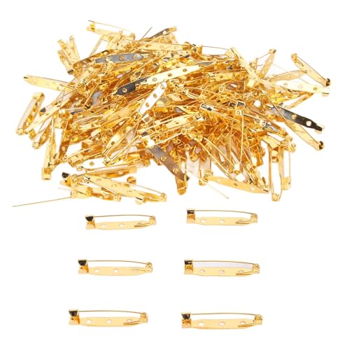 Goldsicherheit Pin Vorbeugung waschbarer Sicherheitsstifte für Kleidung Canvas 200pcs von Almeigrity