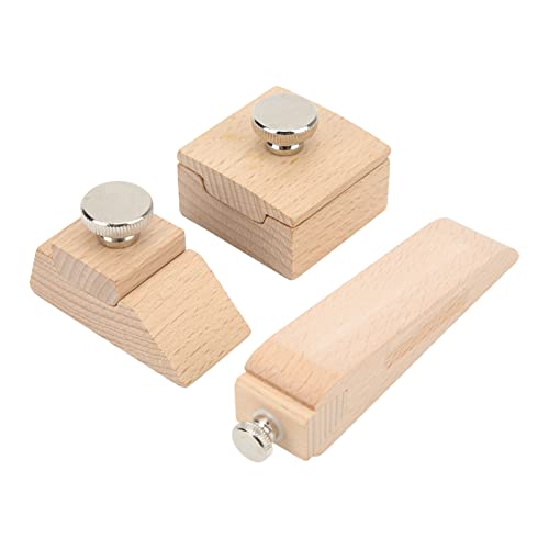 Holzschleifblock Cuniform Quadrate Gräber Clip Leder -Handwerkskante Werkzeug für Innenpolierbuchen Holz Edelstahl von Almeigrity