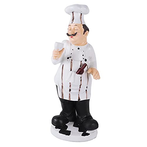 Konditordekor Stylish Chef Ornament Dekoration ideal für das Restaurant Cafe (7124T-03-Kochkoch) von Almeigrity