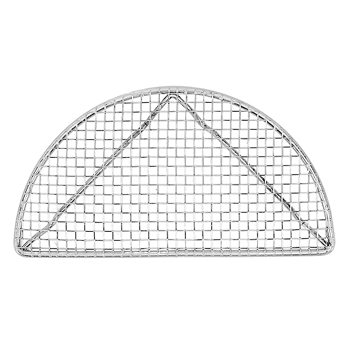 Kühl regal zum Backen von Edelstahl-Draht-Koch regal Hoch temperatur beständiger Ofen sicher zum Kochen von Braten (Kleine Halbkreis 16 cm) von Almeigrity