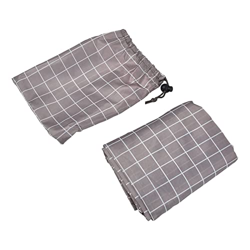 Outdoor Brennholz Rack Deckung wetterfestes dauerhafter, sonnenresistenter Blockregal -Deckel Runde Brennholz Aufbewahrung (Netzmuster) von Almeigrity