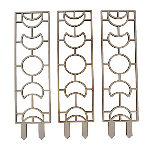 Reben Kletterunterstützung einzigartiges Design Verbundholz Holz 30 cm Blumenkletterregal Pflanzenmodellierung (Geometrisch) von Almeigrity