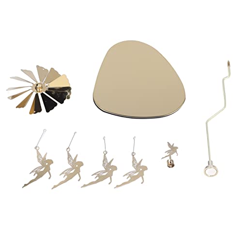 Romantische rotierende Wind -Chime -Kerzenhalter -Tablett Edelstahl -Wohnkultur aus Edelstahl (Goldener Kleiner dämonischer (kein Kerzenbecher)) von Almeigrity