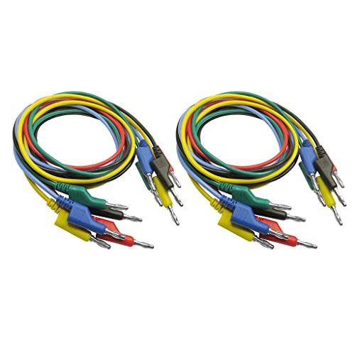 10 Stücke 120cm Elektrische 4mm Bananen Zu Bananenstecker Silikon Testkabel Stecker Prüfkabel von Almencla