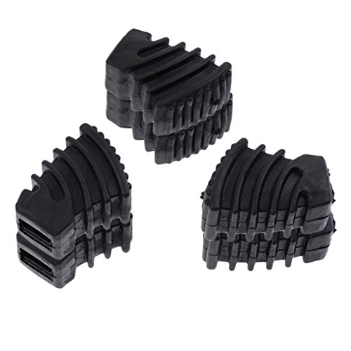 Almencla 6 Stücke Drumhocker Gummifüßen Set, Schlagzeughocker Zubehör, Hohe Qualität von Almencla