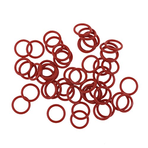 Almencla Orange Farbe Ölablassschraube Gummi 11105 O Ring Für Harley, 50 Stü Packung von Almencla