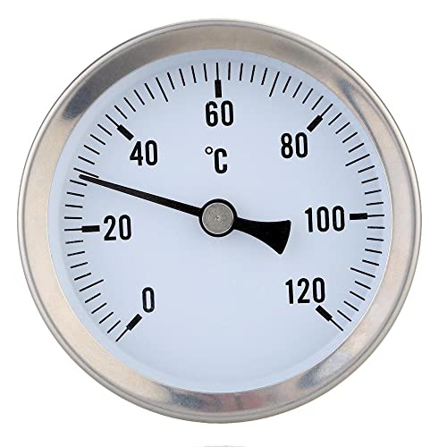 Anlegethermometer Thermometer Bimetall 0 Bis 120 ° C von Colcolo