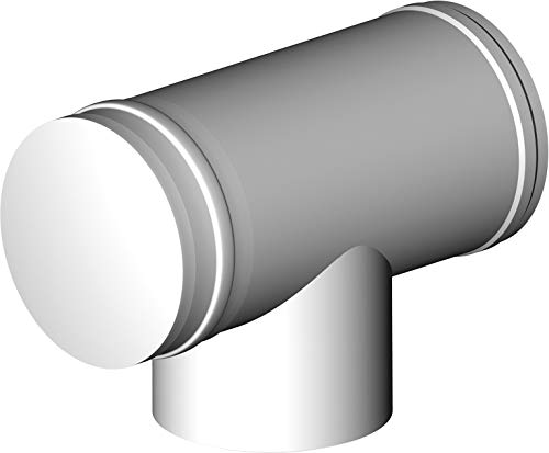 Almeva PPH/PPH LIK - Umlenk T-Stück RLU Betriebsweise DN 60/100 Abgas konzentrisch von Almeva
