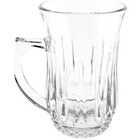 6 Teiliges Sirena Gläser-Set Teegläser Trinkgläser mit Henkel 155 ml Transparent von Almina