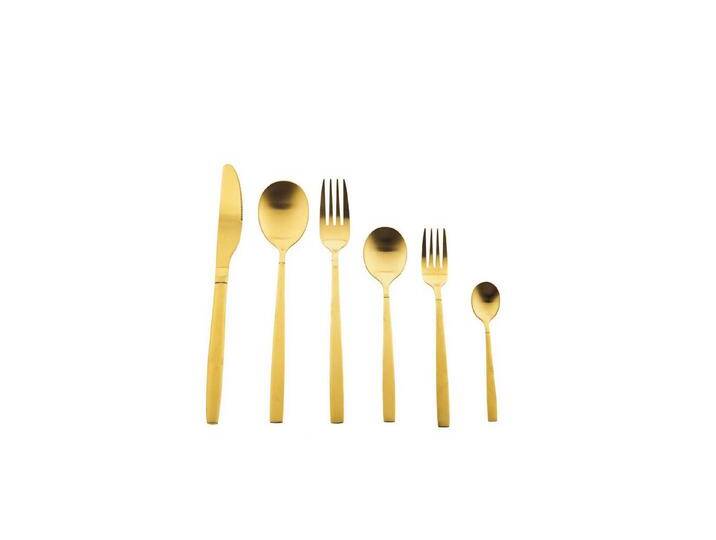 Almina Besteck-Set 36 teilig Besteckset Edelstahl 18/10 Mehrzweck (36-tlg), Edelstahl, 8133, Gold-Matt von Almina