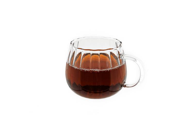 Almina Gläser-Set Gläser-Set Riffle Cup 400 ml Hitzebeständig Transparent von Almina
