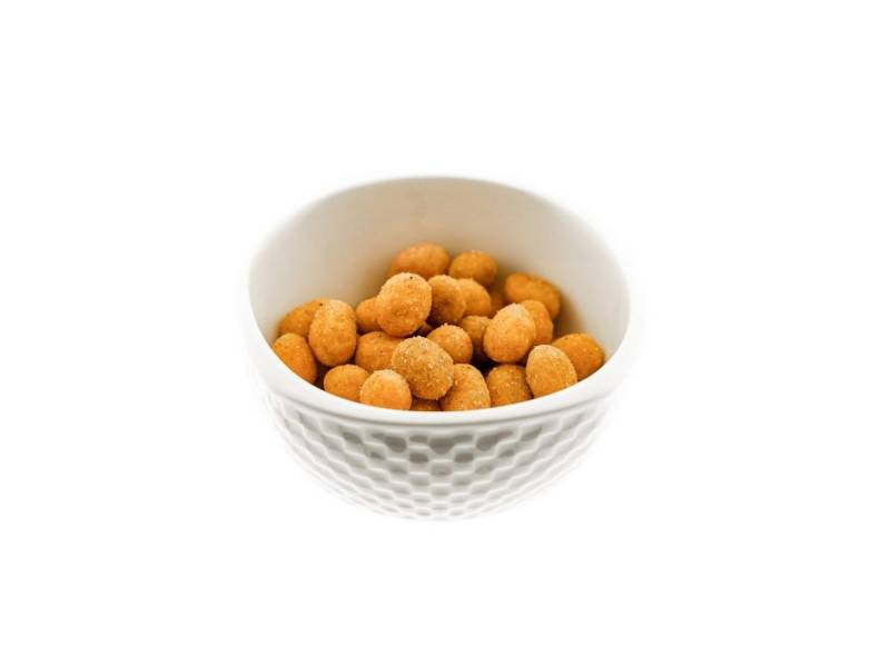 Almina Snackschale 6er Snackschalen-Set aus Porzellan mit Muster Weiß 200 ml von Almina