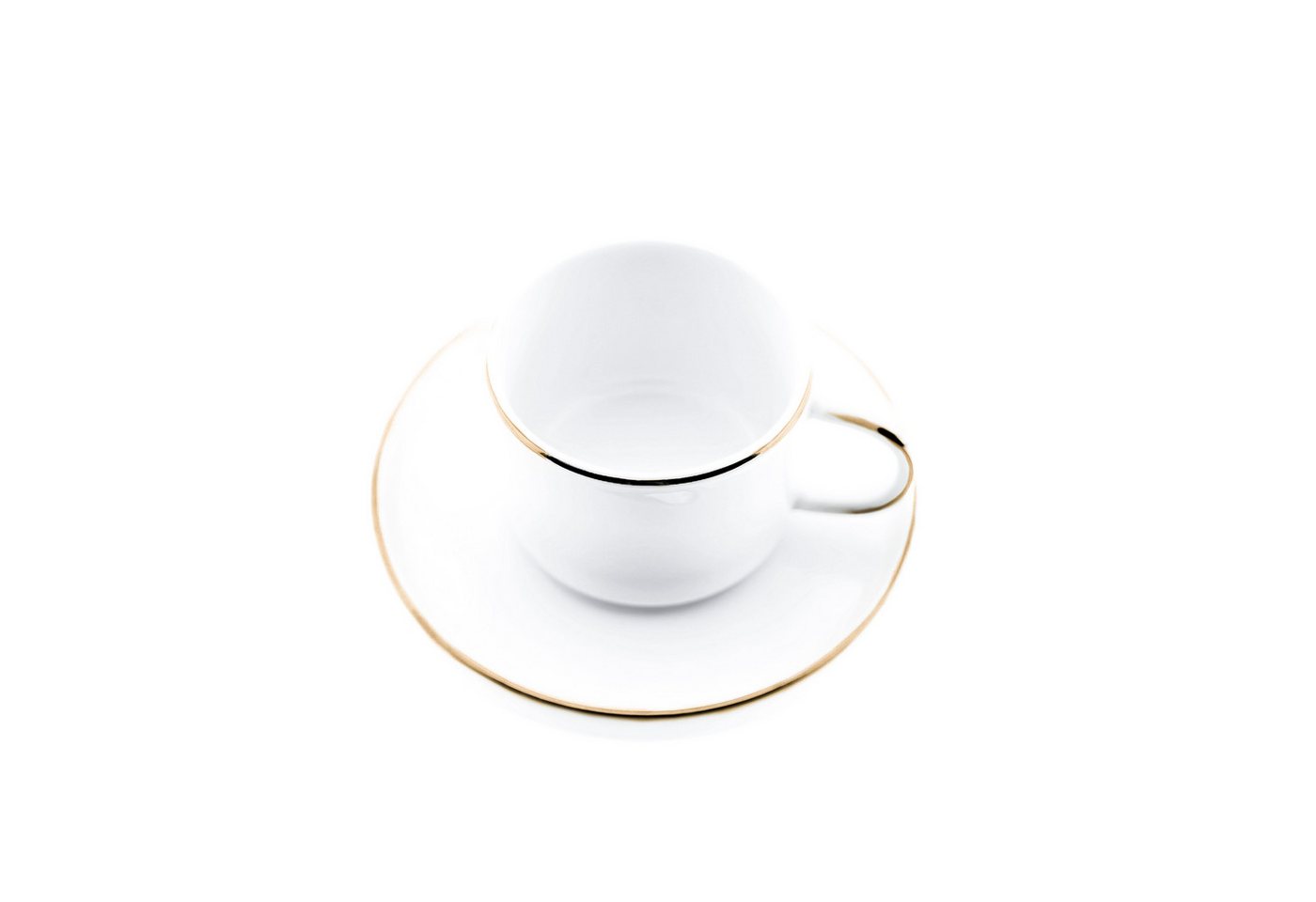 Almina Tasse edler Kaffeetassen Set 12 Teilig - 200ml Tasse in weiß Verzierung Almina Tasse edler Kaffeetassen Set 12 Teilig - 200ml Tasse in weiß Verzierung von Almina