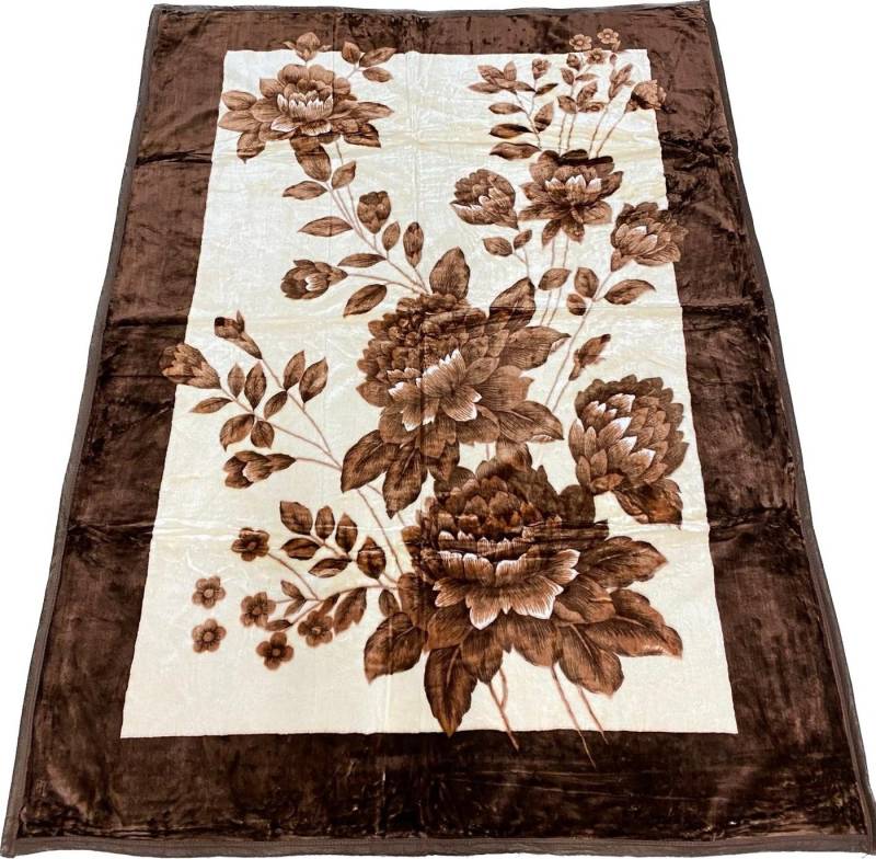 Almina Tagesdecke Decke 160x220cm 1 Person Kuscheldecke Wohndecke Fleecedecke Bettdecke von Almina
