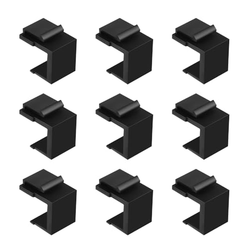 Alnicov 10PCS Keystone Shield für CAT, SAT, LAN, HDMI, USB Modul Schutzhülle Abdeckung Schwarz Alnicov 10PCS Keystone Shield für CAT, SAT, LAN, HDMI, USB Modul Schutzhülle Abdeckung Schwarz von Alnicov