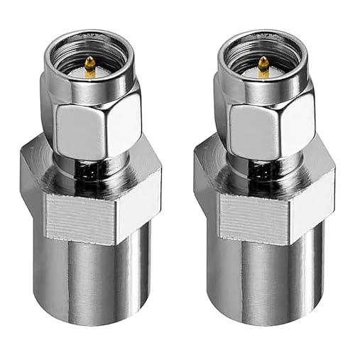 Alnicov 2 Stück 4G-Antennenadapter SMA-Stecker auf FME-Stecker-Adapter für 2G 3G 4G LTE-Antennenrouter UMTS Mobile Broadband WLAN Wireless Alnicov 2 Stück 4G-Antennenadapter SMA-Stecker auf FME-Stecker-Adapter für 2G 3G 4G LTE-Antennenrouter UMTS Mobile Broadband WLAN Wireless von Alnicov