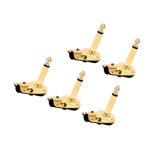 Alnicov 5 STÜCKE 6,35 mm Pfannkuchen-Stil rechtwinkliger Lötadapter 1/4 "Mono-Flachstecker mit niedrigem Profil für Gitarreninstrument Lautsprechermikrofon Alnicov 5 STÜCKE 6,35 mm Pfannkuchen-Stil rechtwinkliger Lötadapter 1/4 "Mono-Flachstecker mit niedrigem Profil für Gitarreninstrument Lautsprechermikrofon von Alnicov