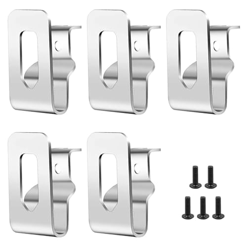 Alnicov 5PCS Gürtelclip Ersatzhaken Clips Werkzeughalter Werkzeug Gürtelclip Haken passend für Dewalt 20V MAX Bohrer Werkzeuge von Alnicov