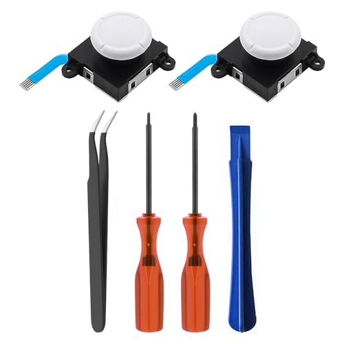 Alnicov 6-teiliges 3D-Analog-Joystick-Reparatur-Ersatzset mit Reparaturwerkzeugen für NS Switch/Switch OLED Joy-Con/Switch Lite Controller Alnicov 6-teiliges 3D-Analog-Joystick-Reparatur-Ersatzset mit Reparaturwerkzeugen für NS Switch/Switch OLED Joy-Con/Switch Lite Controller von Alnicov