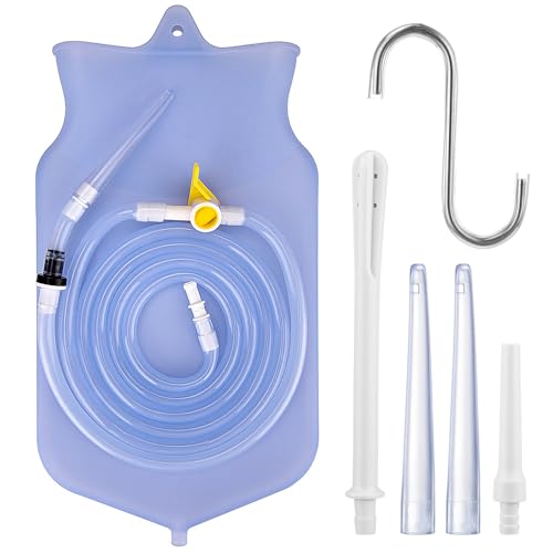 Alnicov Colon Cleanse Kit 2L Enema Bag Kit Enema Kit für die Darmreinigung Dusche Einlauf Kaffee Einlauf Alnicov Colon Cleanse Kit 2L Enema Bag Kit Enema Kit für die Darmreinigung Dusche Einlauf Kaffee Einlauf von Alnicov