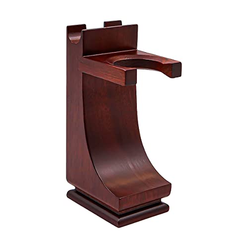 Alnicov Rasierpinselständer Rasiermesserhalter aus Holz mit Rutschfester Unterseite zur Aufbewahrung von Rasierpinseln und Rasierern von Alnicov