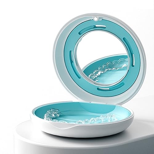 Alnicov Retainer Box Aligner Case mit Mirror Aligner Removal Tool Reinigungsbürste für die Aufbewahrung von Invisalign-Zahnspangen Alnicov Retainer Box Aligner Case mit Mirror Aligner Removal Tool Reinigungsbürste für die Aufbewahrung von Invisalign-Zahnspangen von Alnicov