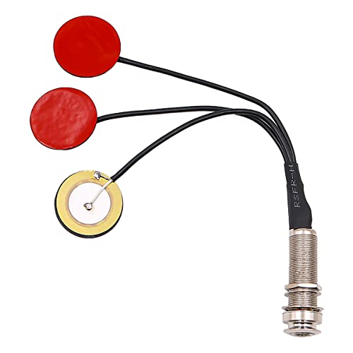 Alnicov Selbstklebende Tonabnehmer Piezo-Wandler 3-in-1-Mikrofonkontakt-Piezo-Tonabnehmer mit Summer, kompatibel für Gitarre, Violine, Ukulele Alnicov Selbstklebende Tonabnehmer Piezo-Wandler 3-in-1-Mikrofonkontakt-Piezo-Tonabnehmer mit Summer, kompatibel für Gitarre, Violine, Ukulele von Alnicov