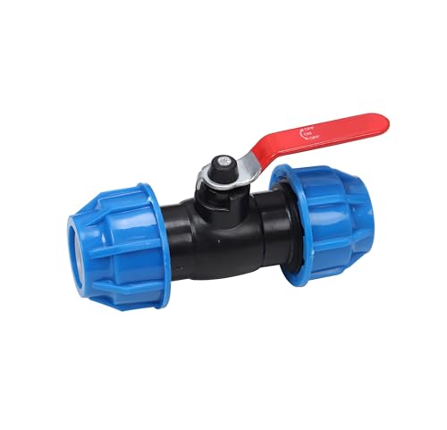 PP-Fitting, Klemmverbinder, Hebelgriff,Kugelhahn für PE-Rohr (V-02, 32mm) von Alnintte