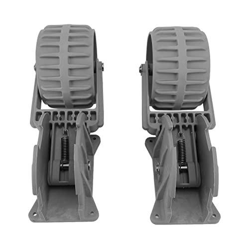 Alomejor 2 Stcs -Gummi -Bootsräder Premium Material Einfaches Mount Startrad, Bootsschäden für Aluminium Jon Boote, Dingiesboote Vermeiden von Alomejor