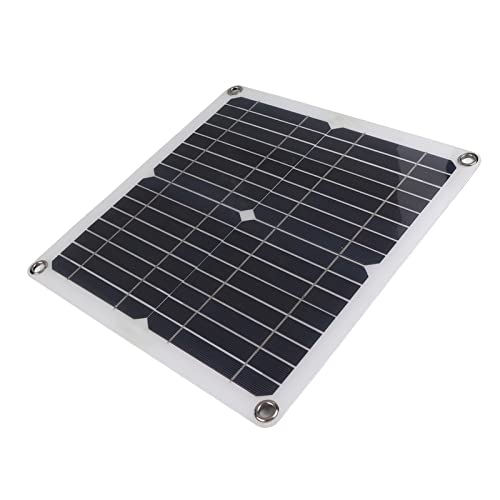 Alomejor 200W 12V Solar Panel Solar Panel Kit Tafeln Solares Para Casas Monokristalline Hocheffizienz mit PWM -Ladungscontroller für RV -Fahrzeug Im Freien Camping Im Freien (10A) von Alomejor