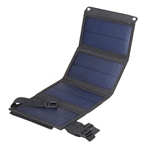 Alomejor 20W Tragbares Solarpanel, USB -Faltbare Solarleistung IP65 -Panel für Mobilephones Power Packs Camping -Wandern von Alomejor