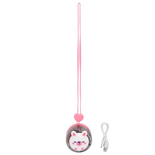 Alomejor 3 Geschwindigkeit Tragbarer Hängel -Nackenlüfter mit Lanyard, Wiederaufladbarem USB -Personal -Neck -Lüfter für Kinderstudenten von Alomejor