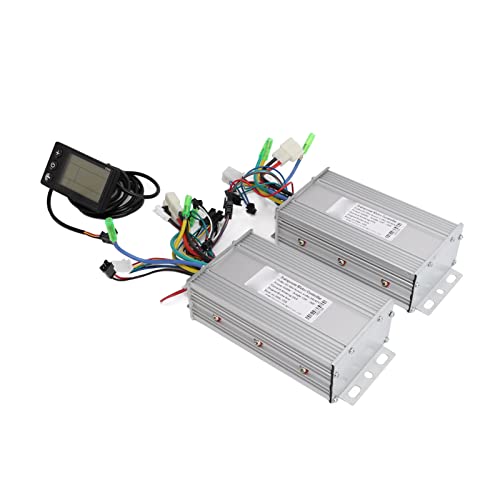 Alomejor 36 V/48 V 500W Bürstenloser Controller LCD -Display, Doppelantrieb Elektro -Bike -Controller -Kit für Electric Scooter ATV von Alomejor