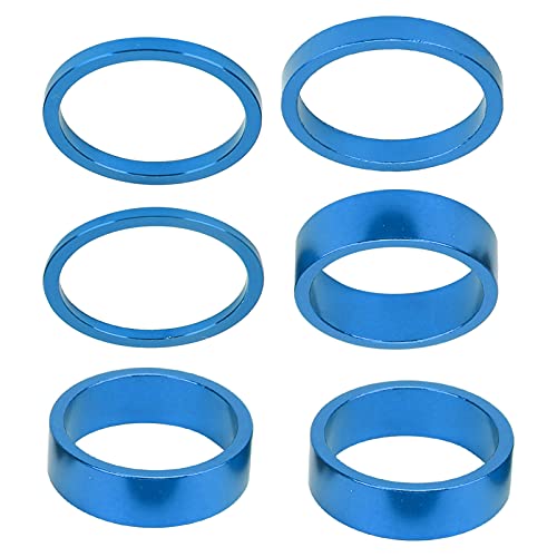 Alomejor 6 Stücke in Aluminium -Legierungsrad -Bike Gopybar mit 28,6 Mm / 1,1 Zoll Berg für Gabel (Blue) von Alomejor