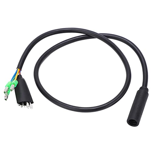 Alomejor 9 Pin Wasserdichtes Verlängerungskabel Haltbares Motoradapterkabel für Elektrofahrrad -Umrechnungskit Geeignet für Außenverwaltung Verwenden Sie ABS -Material von Alomejor