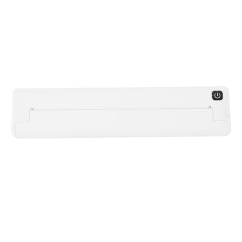 Alomejor A4-Thermodrucker mit 200 DPI Auflösung und 1000-mAh-Akku für 30 Tage Standby-Druck mit 90 Blatt Dauerdruck (White) von Alomejor