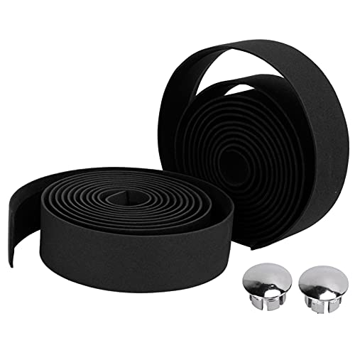 Alomejor Absorption eines Bequemen Dauerhaften Stoßradbikebänder (Black) von Alomejor