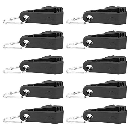Alomejor Aluminium Carabiner Outdoor -Geräteklammern, 10 Pack -Zeltclips Zum Camping Markisen Baldachin Caravan Accessoires Alomejor Aluminium Carabiner Outdoor -Geräteklammern, 10 Pack -Zeltclips Zum Camping Markisen Baldachin Caravan Accessoires von Alomejor
