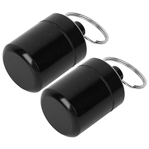 Alomejor Aluminiumlegierung wasserdichte Mini -Medizin -Behälter Box Maden Mine Steiler Metallbox, 2pcs/Set Mini Container Alomejor Aluminiumlegierung wasserdichte Mini -Medizin -Behälter Box Maden Mine Steiler Metallbox, 2pcs/Set Mini Container von Alomejor