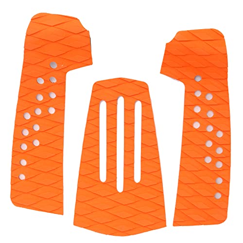 Alomejor Anti-Skid Surf Bridge Puffer Struktur Burks Schloss Eva-Traktionspad 3 PCs für (ORANGE) von Alomejor