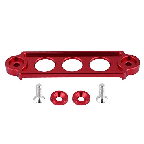 Alomejor Batterie-Bindungshalterung Aluminium Anodierte Pass (Rot) von Alomejor
