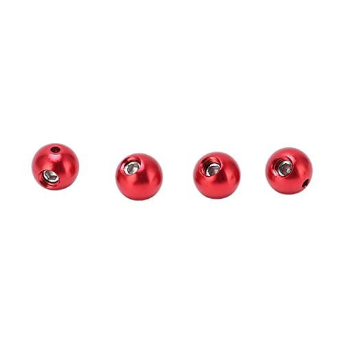 Alomejor Bike -Kabel -Endkappen Langlebige Bremskabel End Crimps für Mountain Bike Road und Verhindern Sie die Interne Kabelspaltung für Alle Fahrräder (Rot) von Alomejor