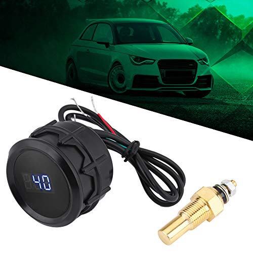 Alomejor Digital Blue LED -Wassertemperaturmessgeräte für Auto 2 Zoll 52 Mm mit Temperatursensor - Professionelle Leistung für Universelle Passform, Einfache Installation Alomejor Digital Blue LED -Wassertemperaturmessgeräte für Auto 2 Zoll 52 Mm mit Temperatursensor - Professionelle Leistung für Universelle Passform, Einfache Installation von Alomejor
