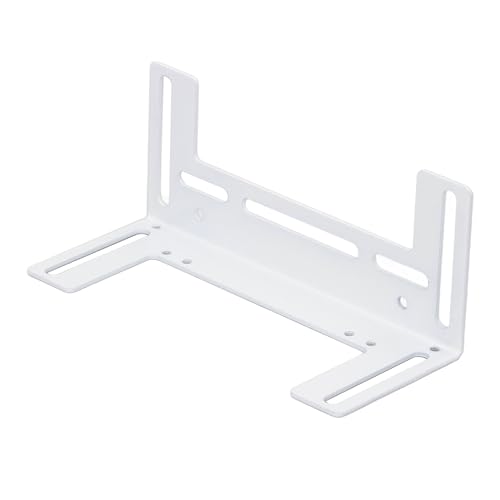 Alomejor Edelstahl -Computerkühlerlüfterhalter Metall PC -Lüfterhalterung Erweiterte Kühlleistung Easy Setup mit Befestigungsschrauben für 8 Cm 9 Cm 12 Ventilatoren (WHITE) von Alomejor