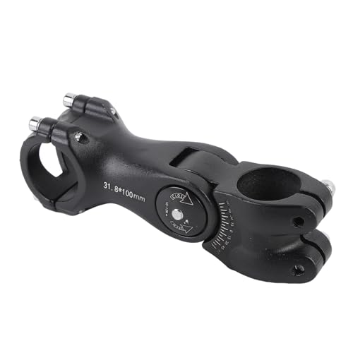 Alomejor Einstellbare 60 -Grad -Aluminium -Legierungs -Mountainbike -Stiel, Hohlstruktur Road Mountain Cycle Stamm Zum Radfahren von Alomejor